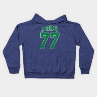 Legend 77 Luka Doncic Retro Green Kids Hoodie